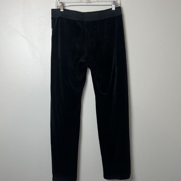 Juicy Couture Black Track Pants with Silver Logo - Picture 5 of 6